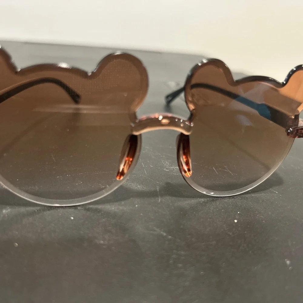 Brown Bear-Shaped Sunglasses